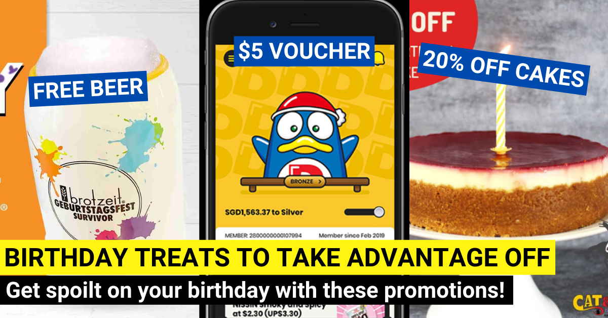 23 Birthday Freebies in Singapore You Should Take Advantage Off [UPDAT – BYKidO